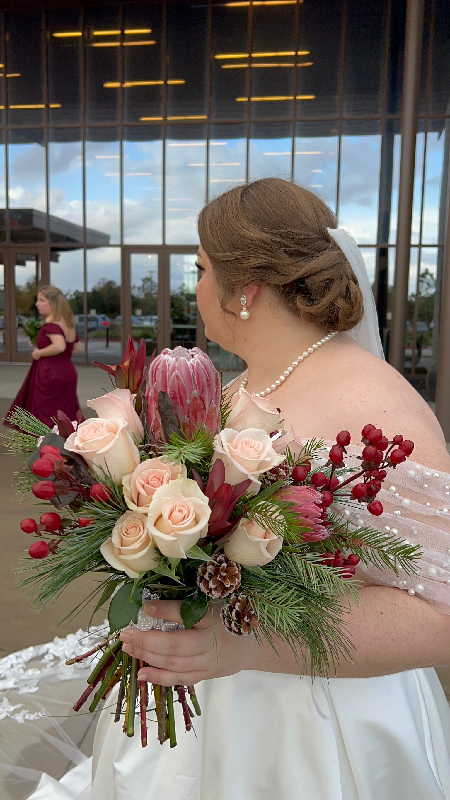 Dock wedding photo